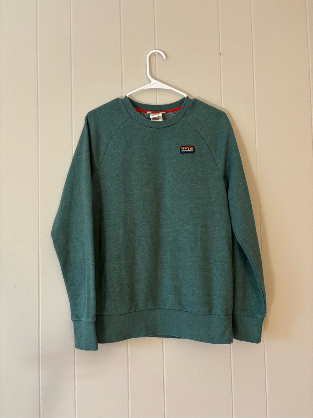 Avalanche Men's Crewneck Sweater in Teal Green